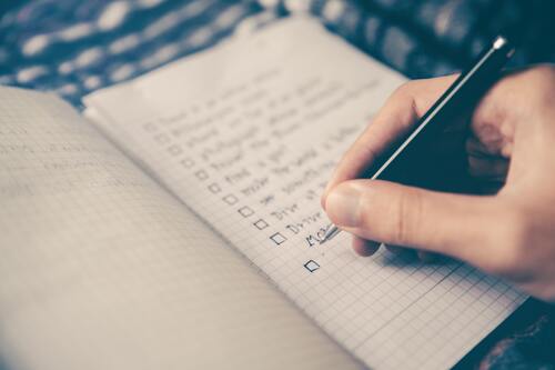 Improve productivity when working from home? Set priorities and process them in task lists
